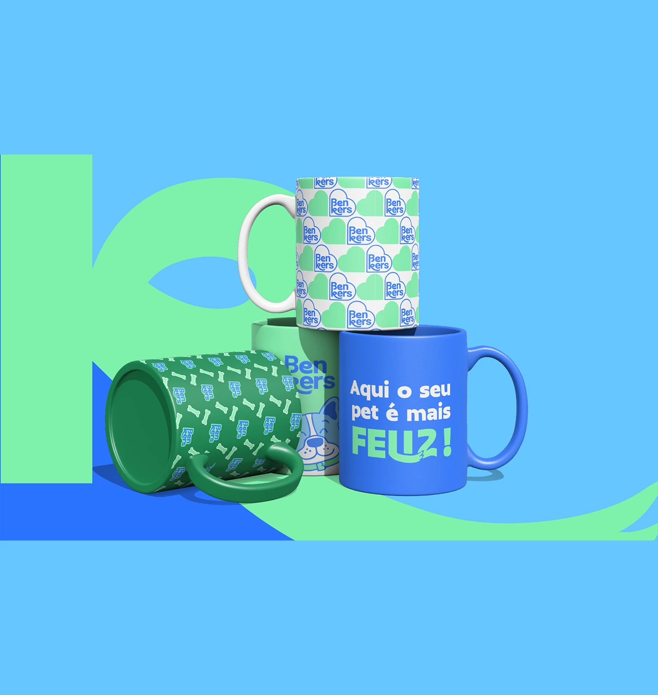 Mockup identidade visual pet