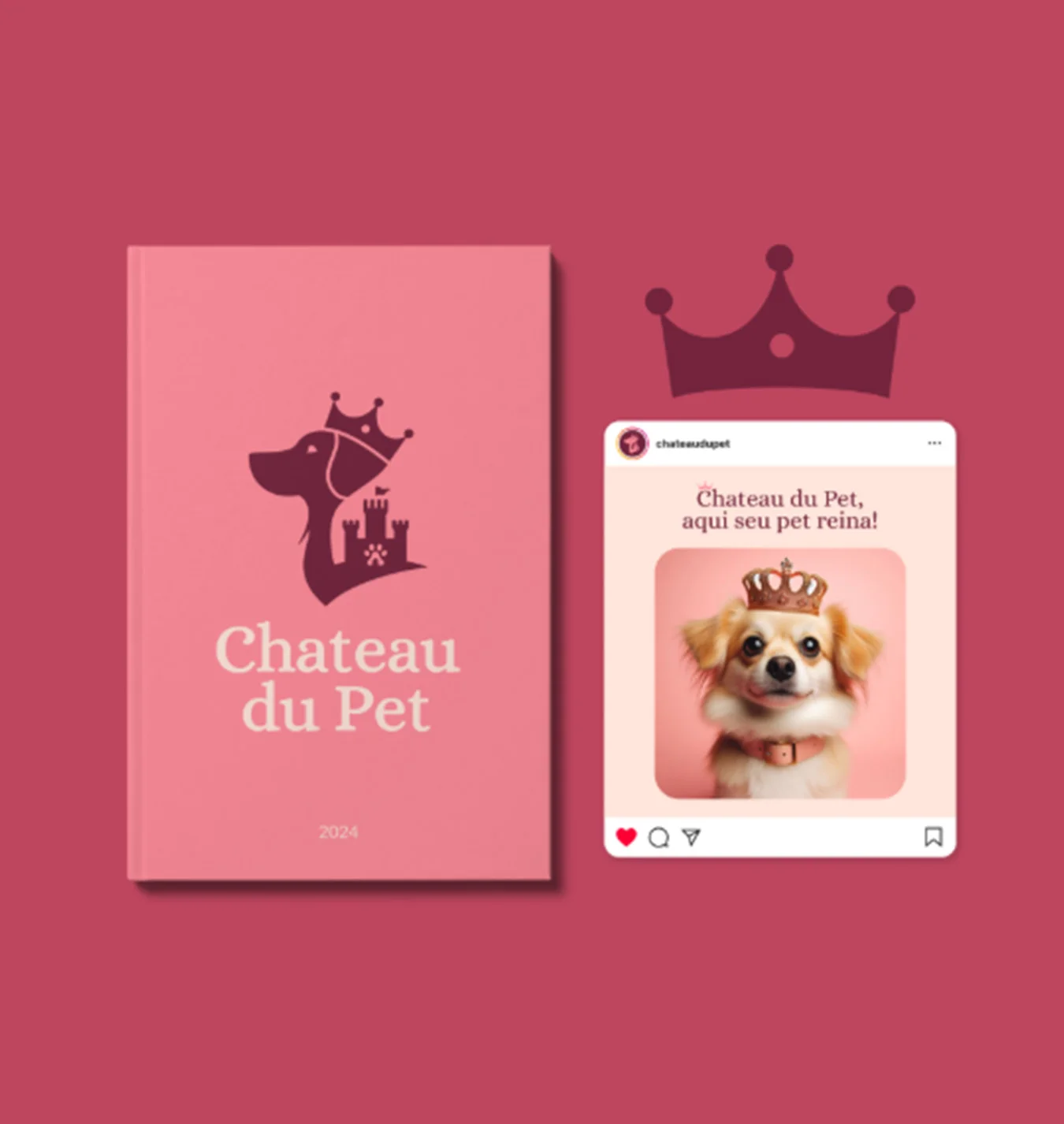 Identidade visual Chateau Du Pet