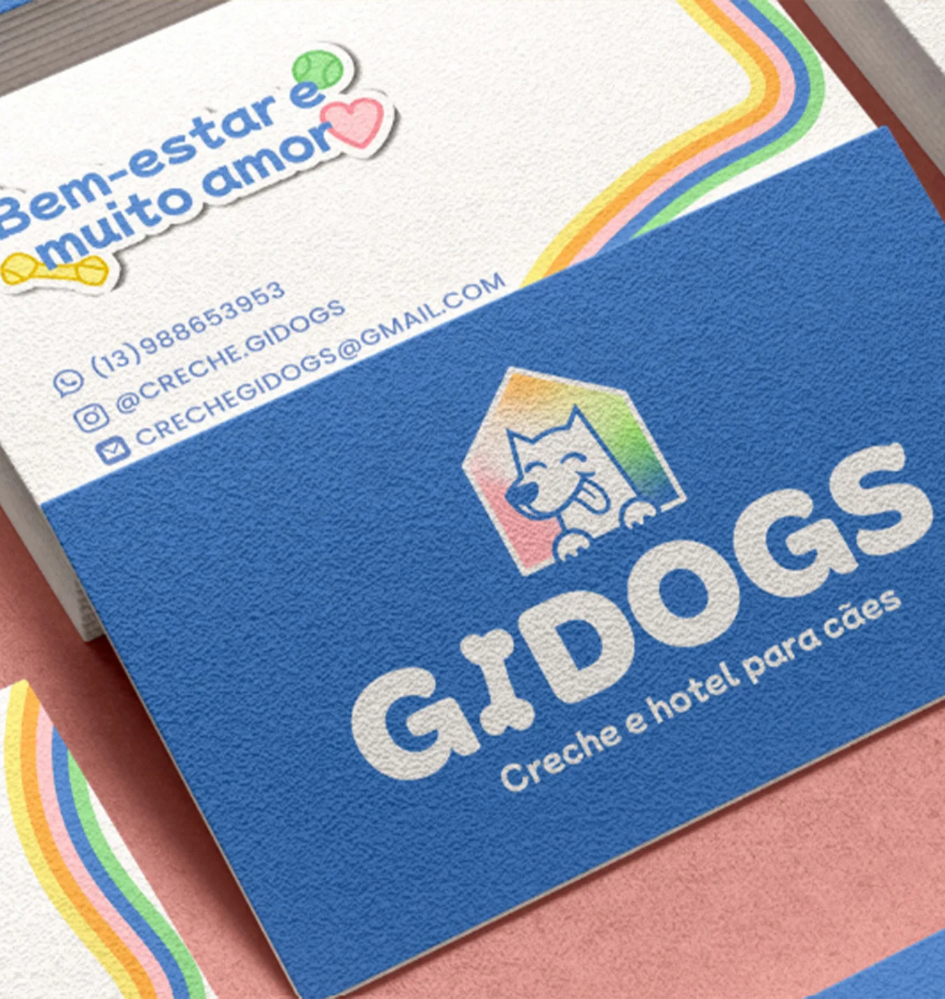 Mockup identidade visual pet